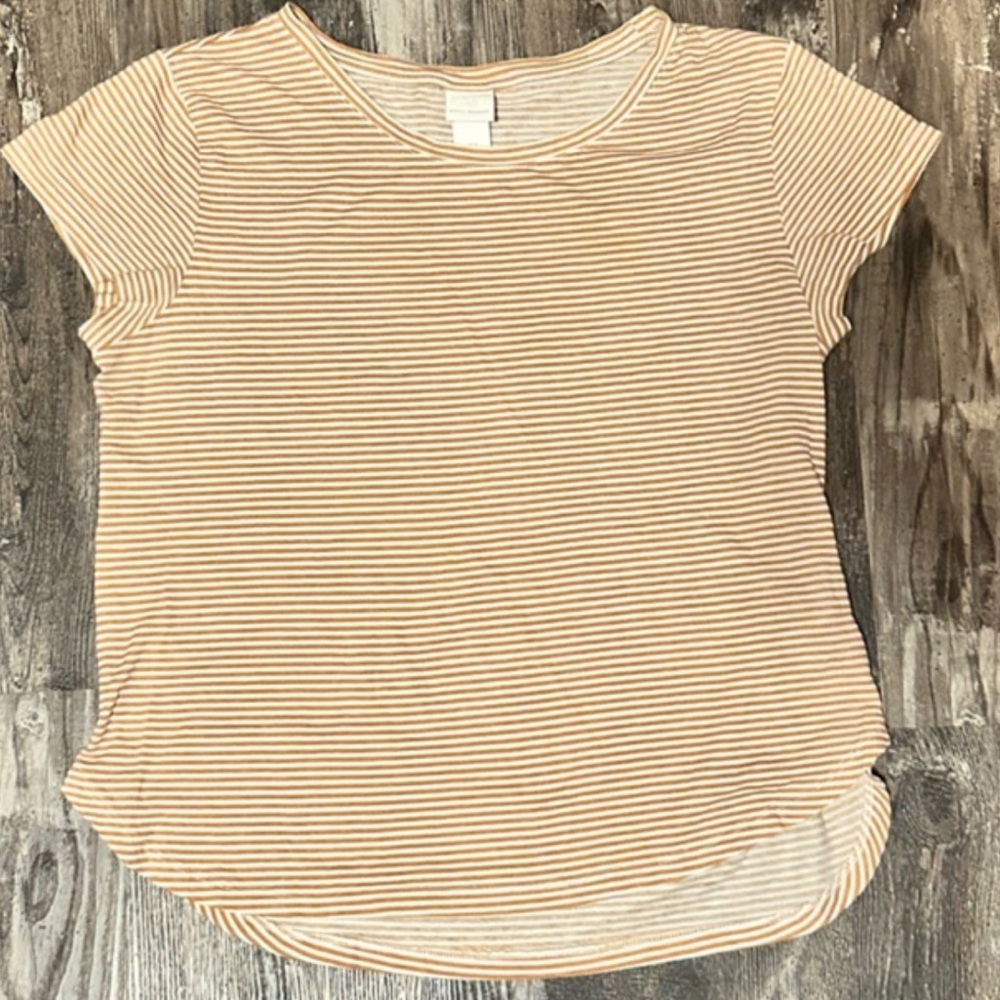H&M Striped Short Sleeve Top Size X-Large